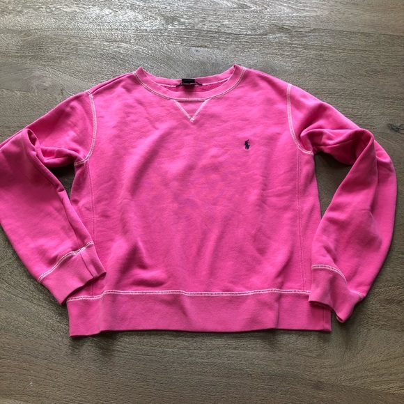 Ralph Lauren Tops - Bright Pink RALPH LAUREN Sport Crew Sweatshirt  L